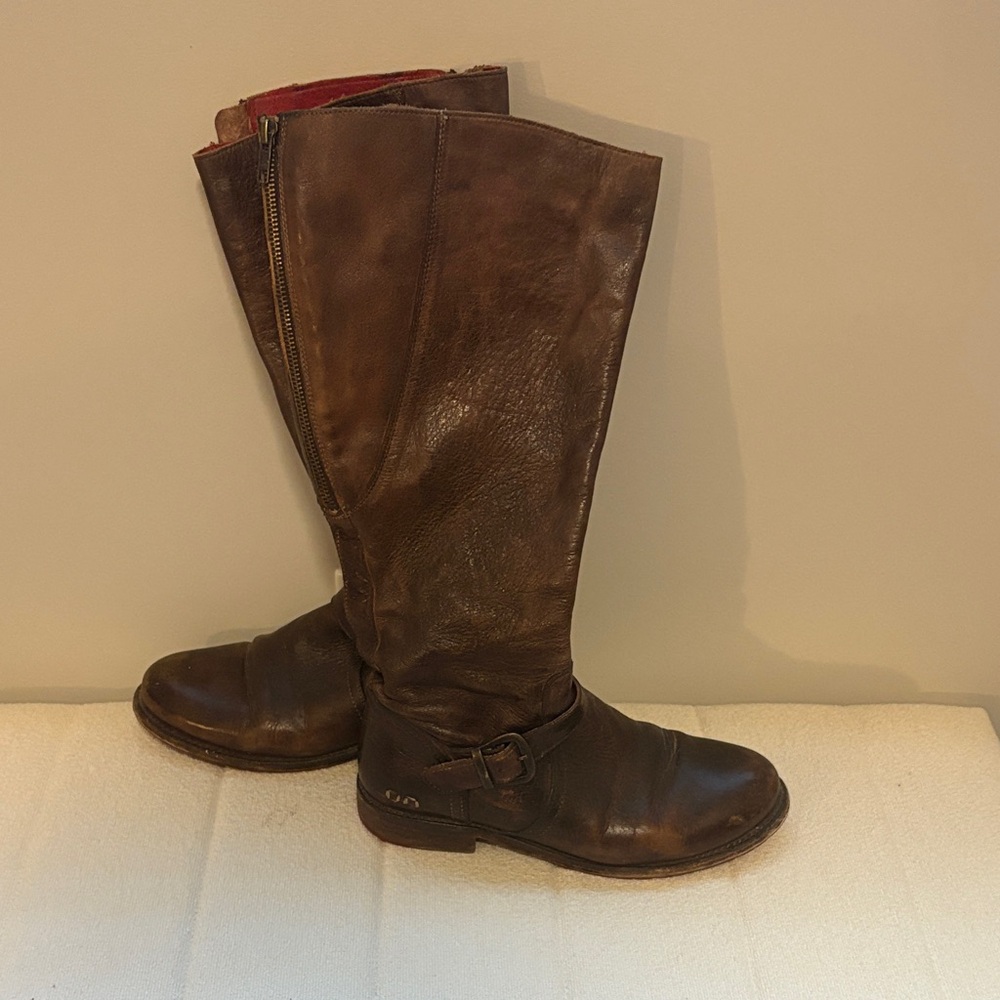 Bed Stu Dark Brown Leather Men's Boots